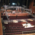 sept212008-0301 Inside the Debate Hall as the Lighting is Prepared for Friday Evening